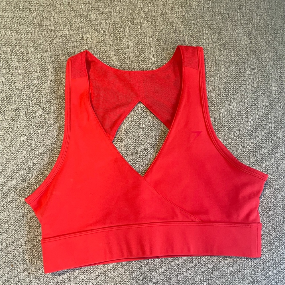 Gymshark x Nikki Blackketter Coral Sports Bra